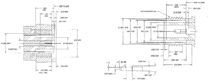 TNC Reverse Polarity Drawing